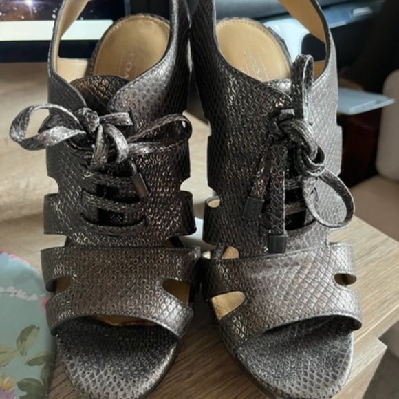 Coach Moreen Women Platform Shoes Size US 7B Bronze - Picture 2 of 7